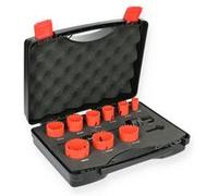 Coffret de 9 trépans pour serrurier - HANGER - 150499 Noir G