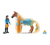 Coffret de Beauté de 18 Pièces Pour Figurines Chevaux avec le Cavalier Kim - Cadeau pour Garçons et Filles à Partir de 5 ans -