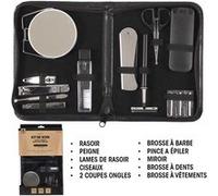 Coffret de Beauté Homme "15 Accessoires" 29cm Noir Noir G