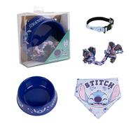 Coffret de bienvenue pour chiens Stitch Bleu 21,0 x 21,0 x 8,8 cm Chien