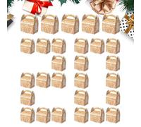 Coffret De Bonbons De Noël Pour Cadeaux,20 Pièces De Boîtes Festives Pour Les Fêtes De Noël | Boîte De Gourmandises De Boulangerie De,Pour Cadeaux De Fête Cupcakes Brownies Donut Chocolats Sucett