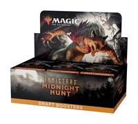 Coffret de boosters de draft Magic : Innistrad : Chasse de minuit | 36 paquets (540 cartes Magic)