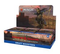 Coffret de boosters de draft pour Commander Legends : La Bataille de Baldur's Gate | 24 paquets (480 cartes Magic)