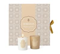 Coffret de Bougies Parfumées de Luxe - 7 Pièces - Design Hamsa - Parfums Rose, Oud & Musc - Bougies Orientales Décoratives - Boîte Cadeau Femme & Homme - Beige/Blanc