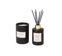 Coffret de bougies parfumées et diffuseur - Noir