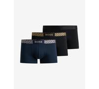 Coffret de boxers BOSS Trunk bleu noir beige (3 unités) - L