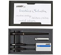 Coffret de calligraphie Lamy Joy AL 011 en noir et aluminium avec encre noire