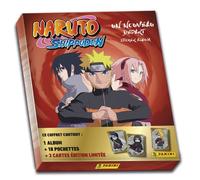 Panini Naruto Shippuden 2 Coffret de 1 Album + 18 Pochettes + 3 Cartes Edition Limitée