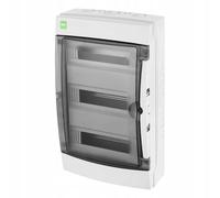 Coffret 3x14M IP65 porte transparente GALANT+ 1607-01