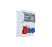 Coffret de chantier IP65 1x16A/5P, 2x230V Type E IP44, HAGER