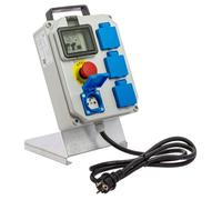 Coffret de chantier précâblé, monophasé avec piétement