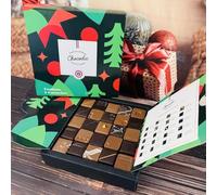 Coffret de chocolat | moulage de noël | Chocolat Noel artisanal Chocodic (25 chocolats)