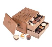 Coffret de chocolats Chocolaterie - Merci | 20 Chocolats | Boite cadeau de remerciements | Assortiment à offrir | Premium | Femme | Homme | Saint Valentin | Pâques | Noel | Anniversaire