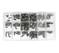 Coffret de Clavettes 1/2 lune composé d'un assortiment de 250 pièces