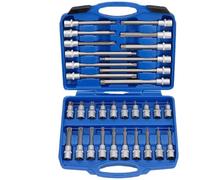 Coffret de clés à cliquet Jeu De Douilles À Impact De 1/2 Pouces Kit D'embouts Tournevis Profonds Jeu Douilles D'outils Manuels Outil Réparation Automobile Avec Boîte De Rangement(32pcs)