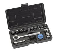 Coffret de clés à douilles - KWB - Kraftixx - 6 pans ou hexagonal - Blanc