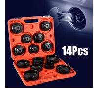Coffret de clés pour filtre à huile - PERFECT® - 14 cloches - Acier - Tailles 65 à 100 mm