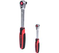 Coffret De Cliquets Réversibles Slimpower, 2 Pcs 1/4'+1/2
