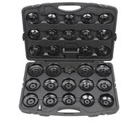 Coffret de cloches pour filtre à huile 3/8'' + 1/2'', 30 pcs - KS TOOLS - 150.9350