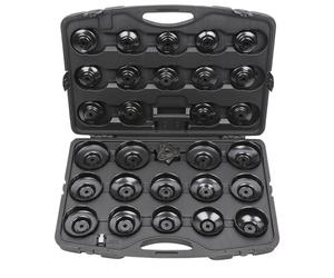 Coffret de cloches pour filtre à huile 3/8'' + 1/2'', 30 pcs - KS TOOLS - 150.9350