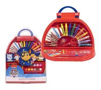 Coffret de coloriage pour enfants Paw Patrol 50 pièces - Fournitures artistiques créatives et étui à peinture pour enfants, idéal comme cadeau éducatif et créatif