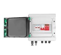 Coffret de combinaison photovoltaïque solaire, protection contre les surtensions, la foudre, 1 entrée, 1 sortie, fusible DC 600 V, disjoncteur différentiel, SPD, boîtier étanche IP65(20A DC MCB)