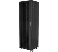 Coffret de communication 19" Lanberg, rack 42U, 600x600 à monter soi-même, noir