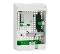 Schneider Electric - Resi9 Coffret VDI 13M2R - Switch 5ports PoE - 2 prises - grade 3TV 6xRJ45 cat6a - R9H13402VDIXS