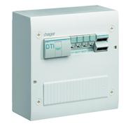 Coffret de communication semi-équipe 4xRJ45 Grade 2TV - HAGER TN405