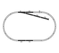 Piko Coffret de rails H0 55310 – Coffret de complément Voie A (Rail B)