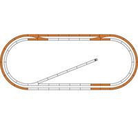 Coffret de complément (H0) Voie Roco geoLINE (avec ballast) Roco 51250 1 set