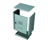 Coffret de compteur de gaz en tôle galvanisée h60 l45 p24