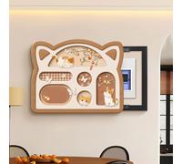 Coffret de compteur électrique décoratif, support de boîtier de compteur électrique, cache-compteur décoratif, cache-panneau électrique monté, pour panneaux de masquage de disjoncteurs intérieurs et