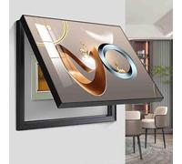 Coffret de Compteur électrique Mural dissimulé, avec Peinture décorative, Cache-fusibles, Armoire décorative pour Salon, 06, 60 x 50 cm