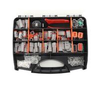 Coffret de connecteurs Deutsch, 438 pièces, connecteurs Automobiles étanches, kit de connecteurs Deutsch DT avec Outil de sertissage pour Motos, camions, Voitures et Bateaux