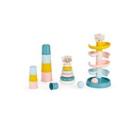 Coffret de construction 3 en 1 BB Abrick 7935 Pyramide + Pots gigognes + Tour à balle