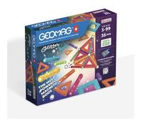 Coffret de construction - GEOMAG - Glitter Panels - 35 pièces - Magnétique - Plastique recyclé