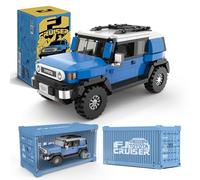 Coffret de construction Toyota FJ40 Land Cruiser avec boîte de présentation, sous licence officielle Toyota, compatible avec Speed Champions, jouet pour adultes et enfants de 8 à 16 ans (622 pièces)