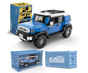 Coffret de construction Toyota FJ40 Land Cruiser avec boîte de présentation, sous licence officielle Toyota, compatible avec Speed Champions, jouet pour adultes et enfants de 8 à 16 ans (622 pièces)