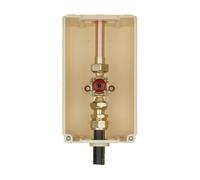 Coffret de coupure gaz cuivre avec robinet poussoir Banides - 701546