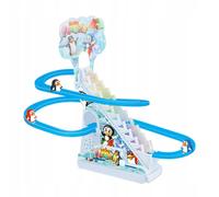 Coffret De Course De Pingouins Électriques Avec Lumières 3 Pingouins