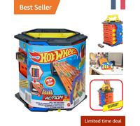 Coffret de Course Transportable Hot Wheels: Compétition Éducative pour Enfants