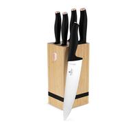 BerlingerHaus BH/2970 Bloc de couteaux noir, or rose