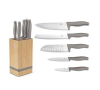 Coffret de couteaux taupe BERLINGER HAUS BH-2974 dans un bloc de bambou