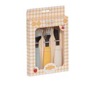 Coffret de 3 couverts en silicone - - Multicolore - Silicone