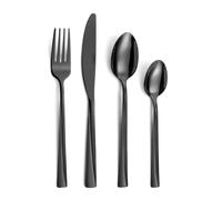 Coffret de couverts - PRADEL ESSENTIEL - Coffret Basic Absolu - PVD noir - 16 pièces - Manche double finition
