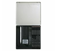 Coffret de crayons et craies - Crétacolor - Black Box - Fusains et graphite - Accessoires inclus - Mixte
