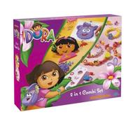 Coffret de création de bijoux - Dora l'exploratrice - Multicolore - 2 en 1 - Pour enfants à partir de 3 ans