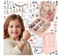 Coffret de création de bijoux - KINDERPLAY - KP2617 - 20 perles colorées - 3 bracelets - 3 colliers