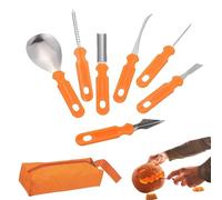 Coffret de Création de Citrouilles d'Halloween | Kit de Sculpture Complet - Matériel De Taille Solide Pour Passionnés, Éducateurs Et Organisateurs De Fêtes